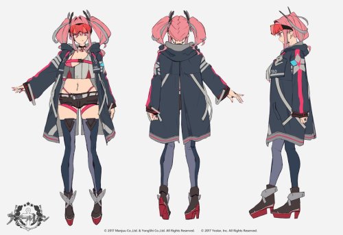 futureisfailed:  (活断層さんのツイート: “掲載許可を頂けたのでブレマートンの衣装デザイン画をアップします。#アズールレーン… ”から) 