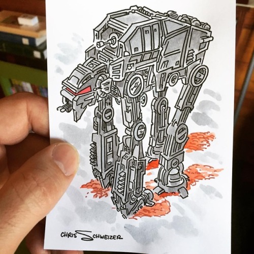 Another Patreon backer commission: an #ATM6, the new gorilla-handed #ImperialWalker from #TheLastJed