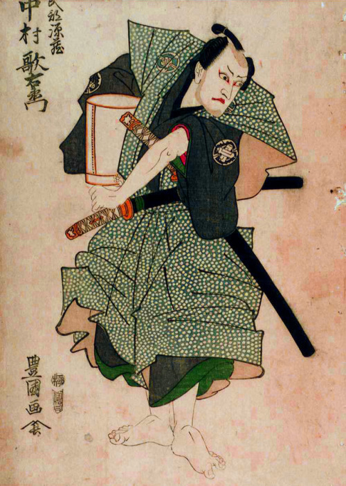 Utagawa Toyokuni, Utaemon Nakamura III as Genzō Takebe, c. 1801.  