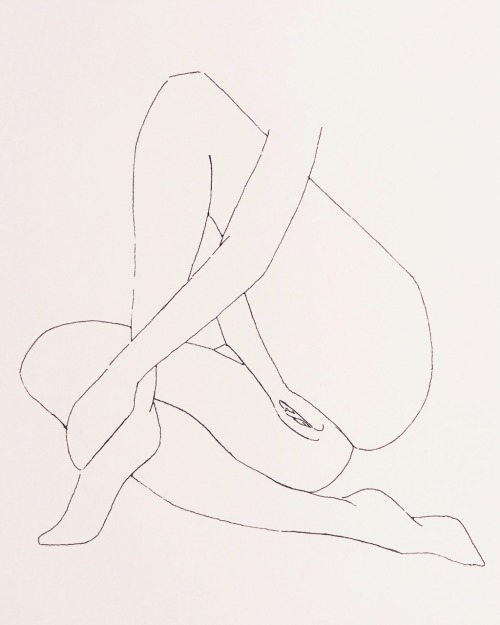 ismaelguerrier:Line drawing (Pen on paper)