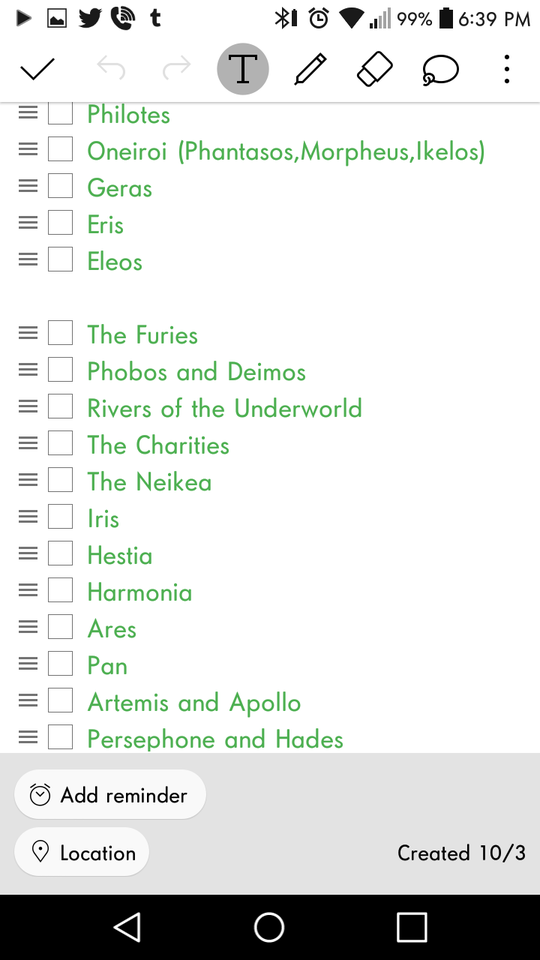 My List Of Mythology Moodbaords