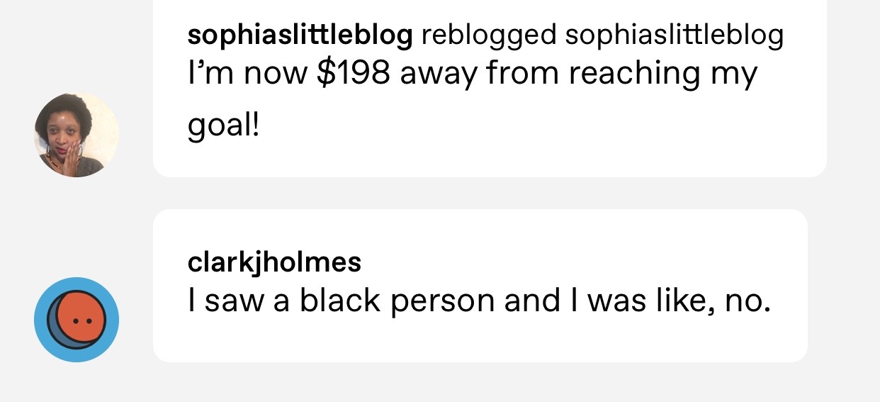 sophiaslittleblog:  Why are people like this?!? Anyway I’m $153 away from reaching
