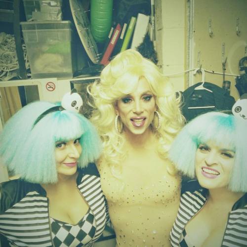 #tbt to the last time we were at @industrybarnyc with the amazing @misssherryvine! We’ll be doing a full live set with Sherry hosting again on Weds Oct 7 at 10:30pm at Industry Bar, 355 West 52nd St, NYC! You better be there!! :)