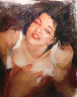 ewallisartist:  Sketch 8x8 o/l, Eric Wallis