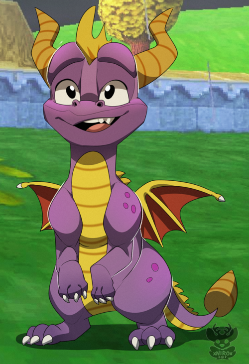 xnirox:  I’ve never seen anyone mention how adorable it is when Spyro just casually stands on his hind legs   