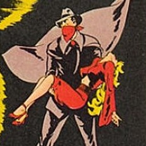 blogginsgoldenageofcomics:Planet Comics #45_November 1946_Joe Doolin cover art