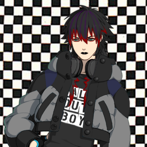 kairixxxsora16: submission by princessaobaseragaki: Here’s another Aoba Dark’ness Dement