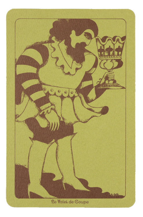 Linweave Tarot, 1967. Promotional cards for Linweave Paper Co. Illustrations by David Mario Palladin