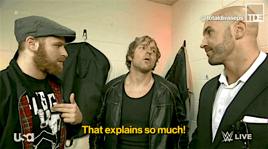 totaldivasepisodes:  Dean’s got… a weird, misplaced xenophobia against Canadians.Don’t