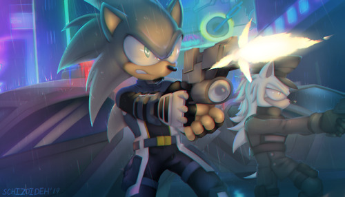 “Don’t mess with the Law”I’m here with more sonic fanart again!A LOOONG-awaited commission for my go