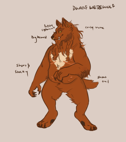 solarbeamtm: part 1 of ??? for dnd werewolf variations  dont be weird in the tags or replies