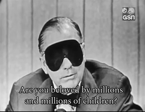 thimbles-acorns-pixiedust:  disneyprincessofthemonthclub:  lackyannie:  carnationplaza:   “I think it’s Walt Disney.” What’s My Line - broadcast on November 11th, 1956. (x)   AHHHHHHHIASFHISAHIAHFASHFSHAIFAHSIFSHAFAHHAHHHHHHH  I will never