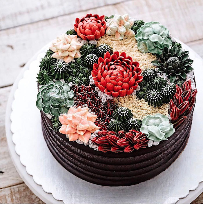 ladiosa-jade:  bibidebabideboo:  (Succulent Cakes By Ivenoven Will Make Every Succulent