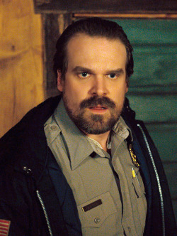 davidharboursource:  New still of David Harbour as Jim Hopper in Stranger Things S2.