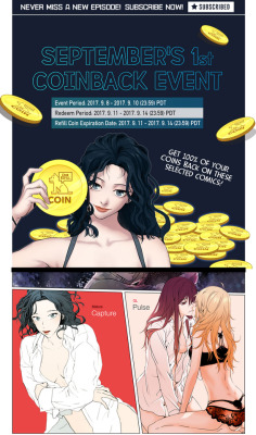 If you will buy Pulse episodes in this weekend, you will get ALL coins you used for them, back. This time AT LEZHIN ENGLISH SITE!!  