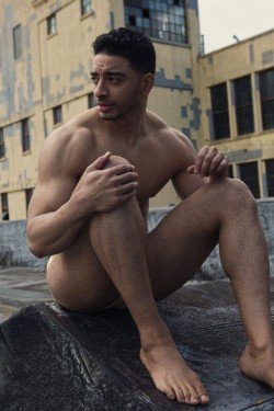 black-boys:Laith Ashley by Leonardo Corredor | ATTITUDE Magazine June 2016