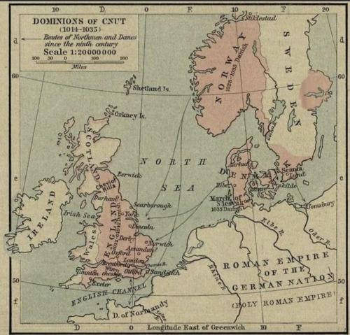 Kingdom Of Cnut The Great, 1014-1035.