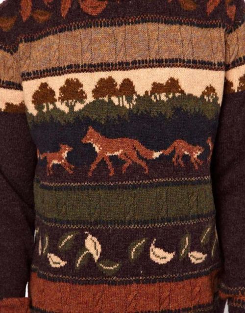 Even if it’s not cool yet, you may be dreaming of autumn. Here’s a charming inspirational jumper/pul