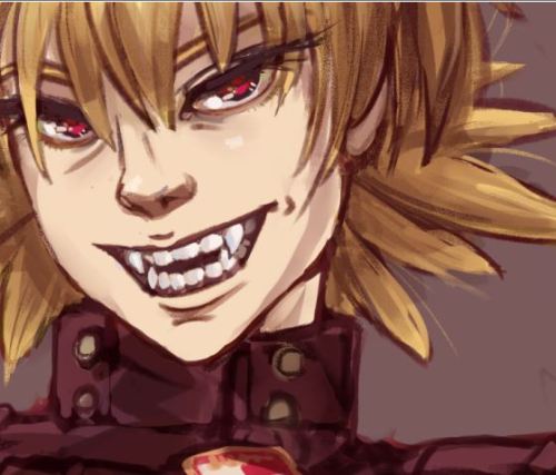 malapaint:  Seras Victoria, color sketch commission :3cbloody + clean ver 