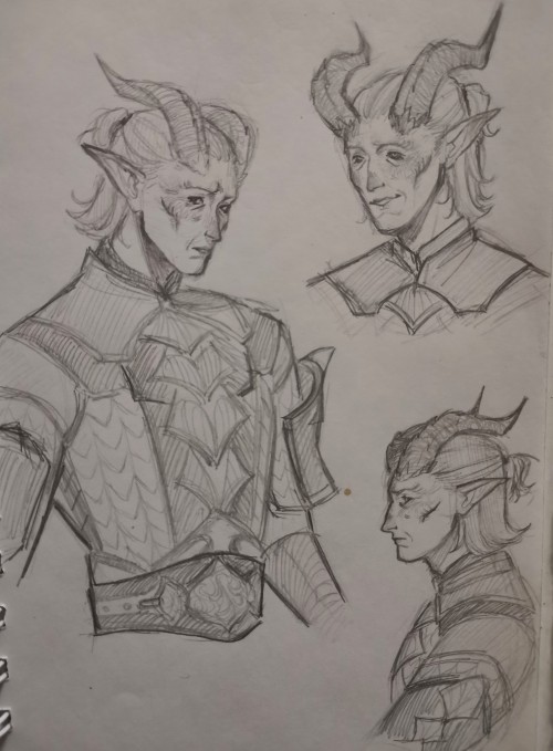 Few Sketches My Most Treasured Tiefling