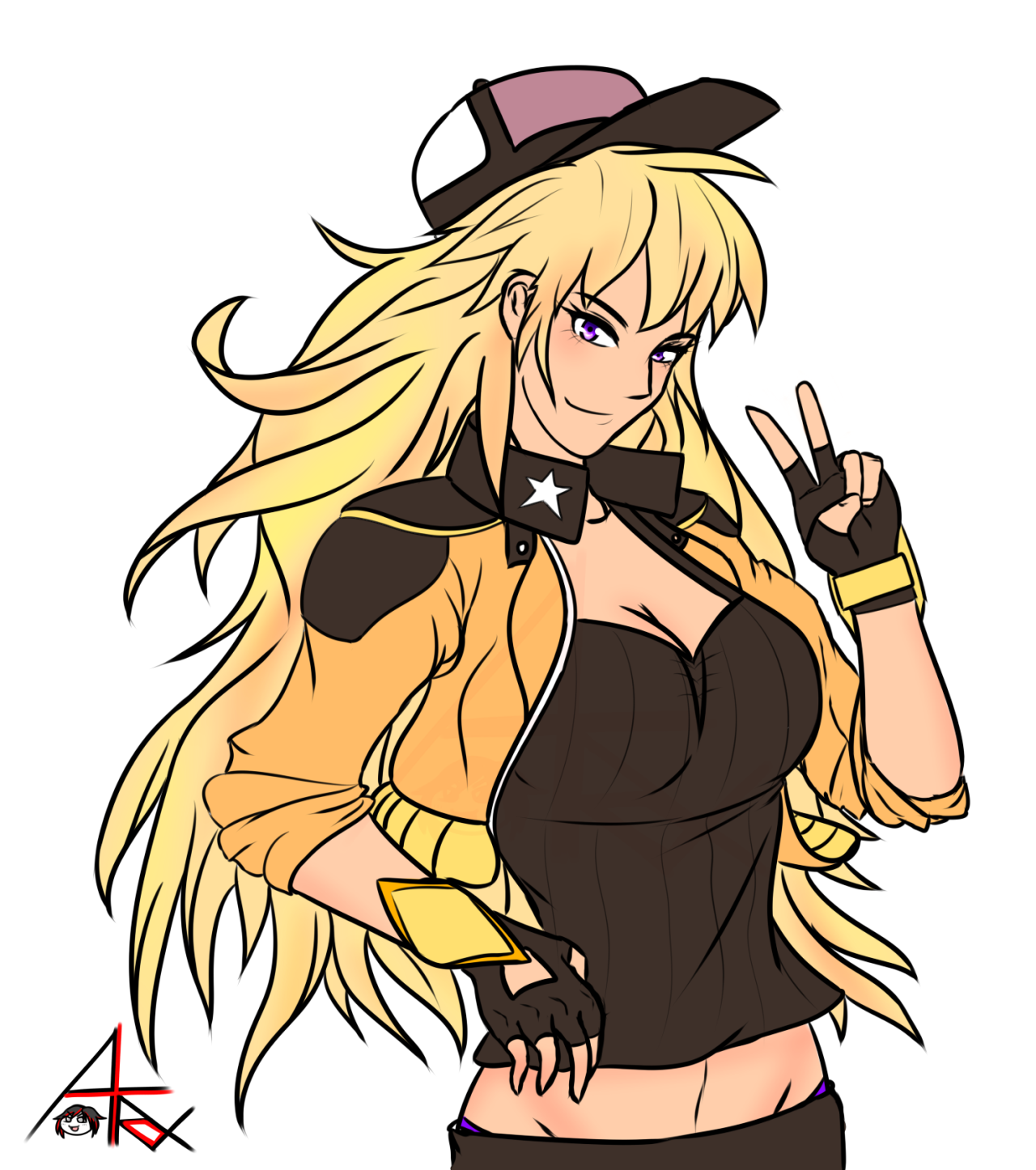 notatrox:  Yang  design by @jo3mm​ Surprise gift for my buddy @jo3mm​, say hello