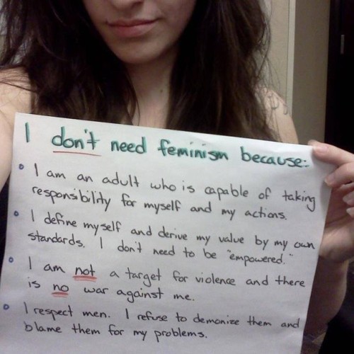 pardonmewhileipanic:hellyesimthatgirl:fandomsandfeminism:yoshi-bomb:#feminist #feminism #womenI’m al