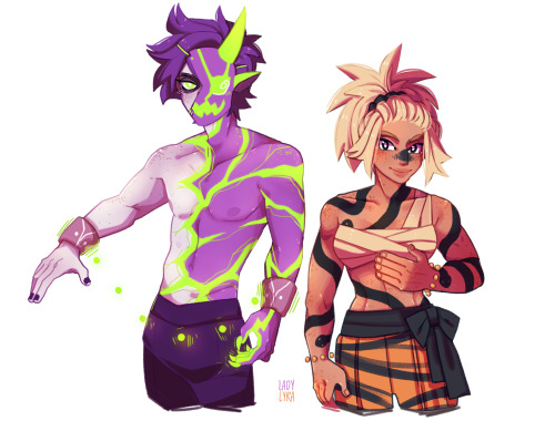 wanted to draw their markings/tattoos