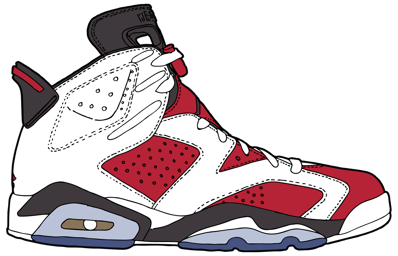 cartoon jordan 6