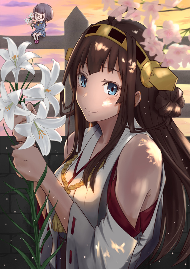 animexfavorites:
“Lily, Kongou and Fairy-san ☆ Kantai Collection | うさみ [pixiv]
”