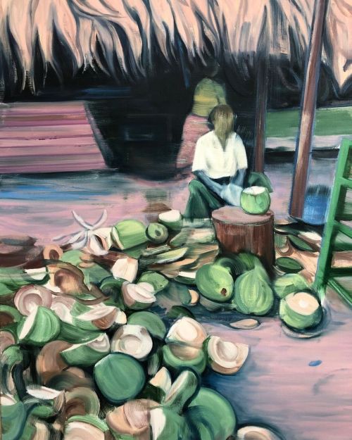 The guy who splits coconuts, Lei Qi, 2020 