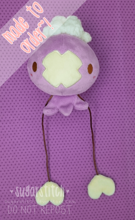 sugarstitchplush:  Drifloon custom art plush ♥  • • • • • • &bu