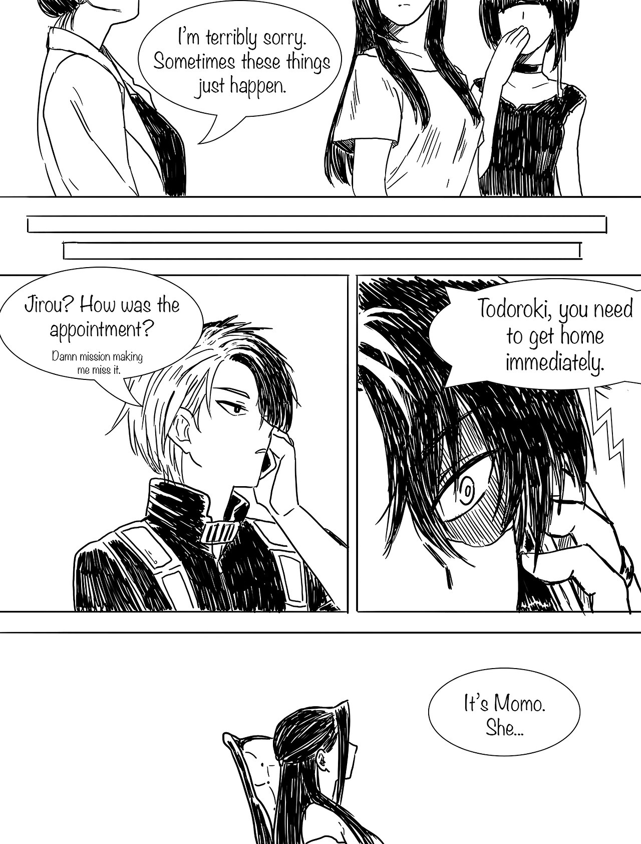 littleroundpumpkin: “I’m sorry I wasn’t there.” This just happened to one