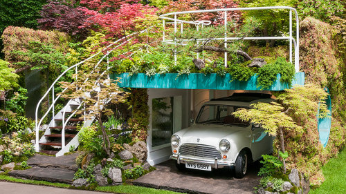 labelleabeille:Garage designed by Landscape Artist Kazuyuki Ishihara