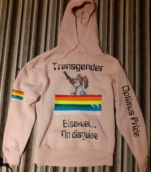 My School Is Having A Non-uniform Day Tomorrow To Celebrate Pride So I Made Myself A Hoodie For The Occasion