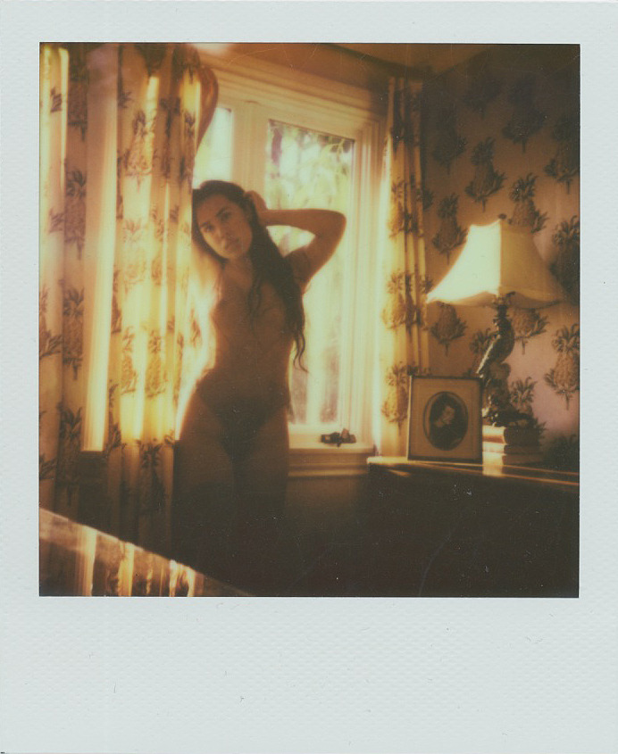 con-leche:  LA, polaroid of Mercedes Esquivel