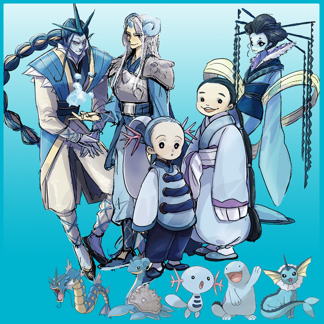 tamtamdi:      💎  ❄️💎Blue Pokémon💎❄️   💎     Collected some