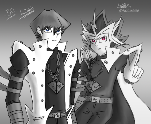 stellar-chrondrite:#Yugiotober19 - 30. Light“Kaiba was the light that brightened the darkness around