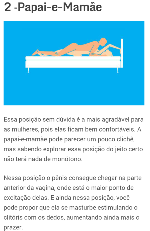 10 posições pra mulher gozar muito