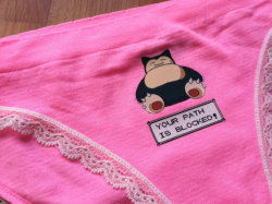 miss-love:  shop-cute:  Pink Snorlax Print Panties พ.50  PLEASE 