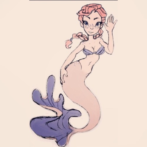 A little sketch for mermay!