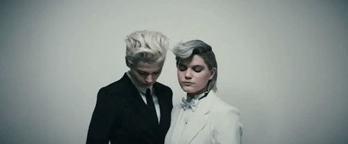bornofnecessity-deactivated2015:Madison Paige and Soko in Chromeo's Jealous music video 