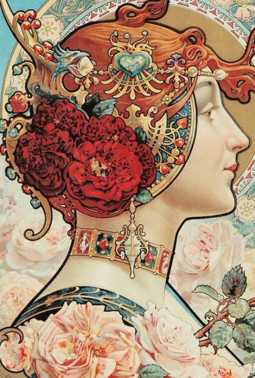 enchantedbook: Advertisement for a wallpaper company (Charpentier-Deny) - artist :  Louis Th&ea