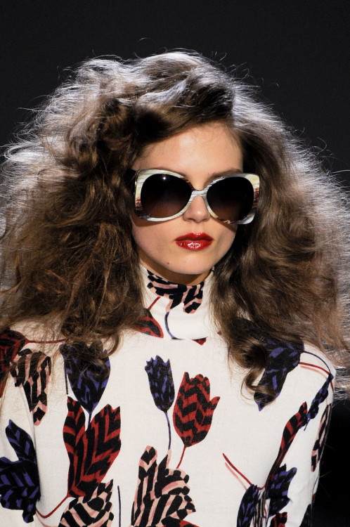 Porn photo  Big hair at Marc by Marc Jacobs Fall 2013