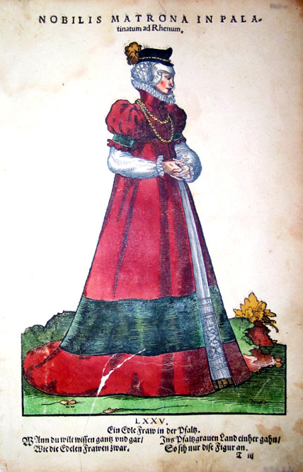 German Costumes by Hans Weigl, 1577;Nuremberg and Deutschland;                    Pfalz and SaxonyMe