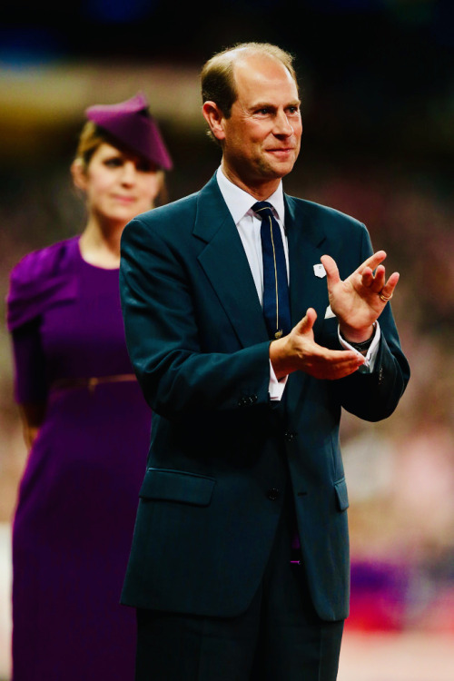 4 September 2012 | Prince Edward, Earl of Wessex looks on during the medal ceremony for the Women&rs