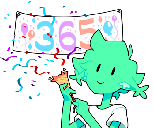 Well, today marks the 365th day of drawing and posting something every single day. It’s been a pretty wild ride for me, and I wanted to thank everybody that’s been around, both for this year and all of the years since I started drawing. All of the