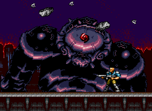 pixelclash:  jolly giant - Contra: Hard Corps (Konami - Genesis - 1994) 