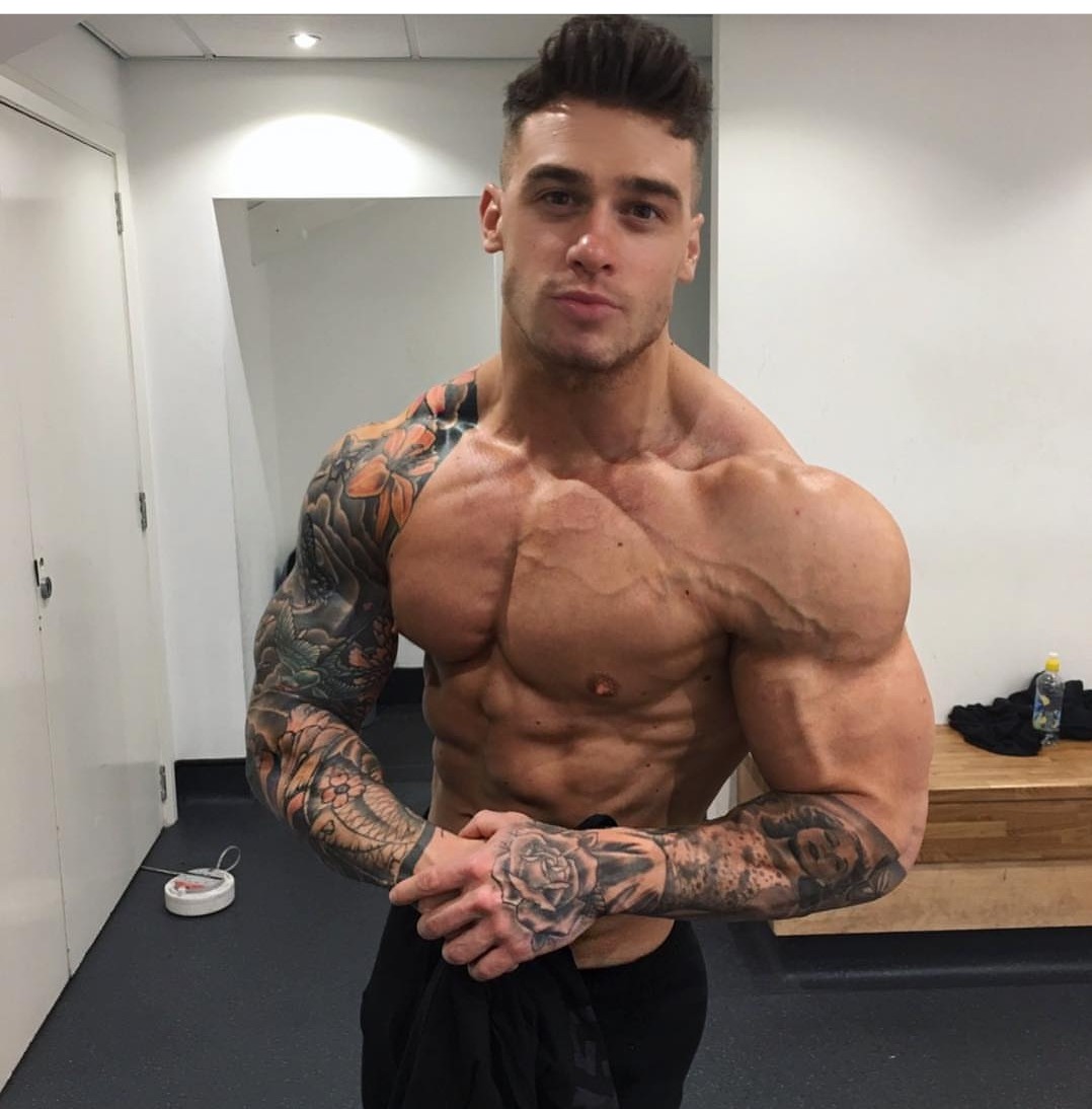 dafyddbach: Some recent progress shots of everyones favourite body building twins.