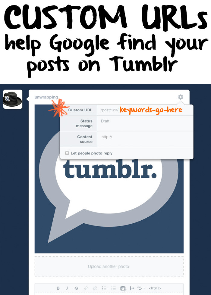 Your tumblr's source