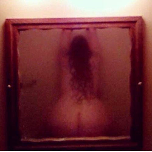 rainiswetter:  Foggy mirror bum 🤷🏻‍♀️👌🏼 #fatassfriday #rainingbooty